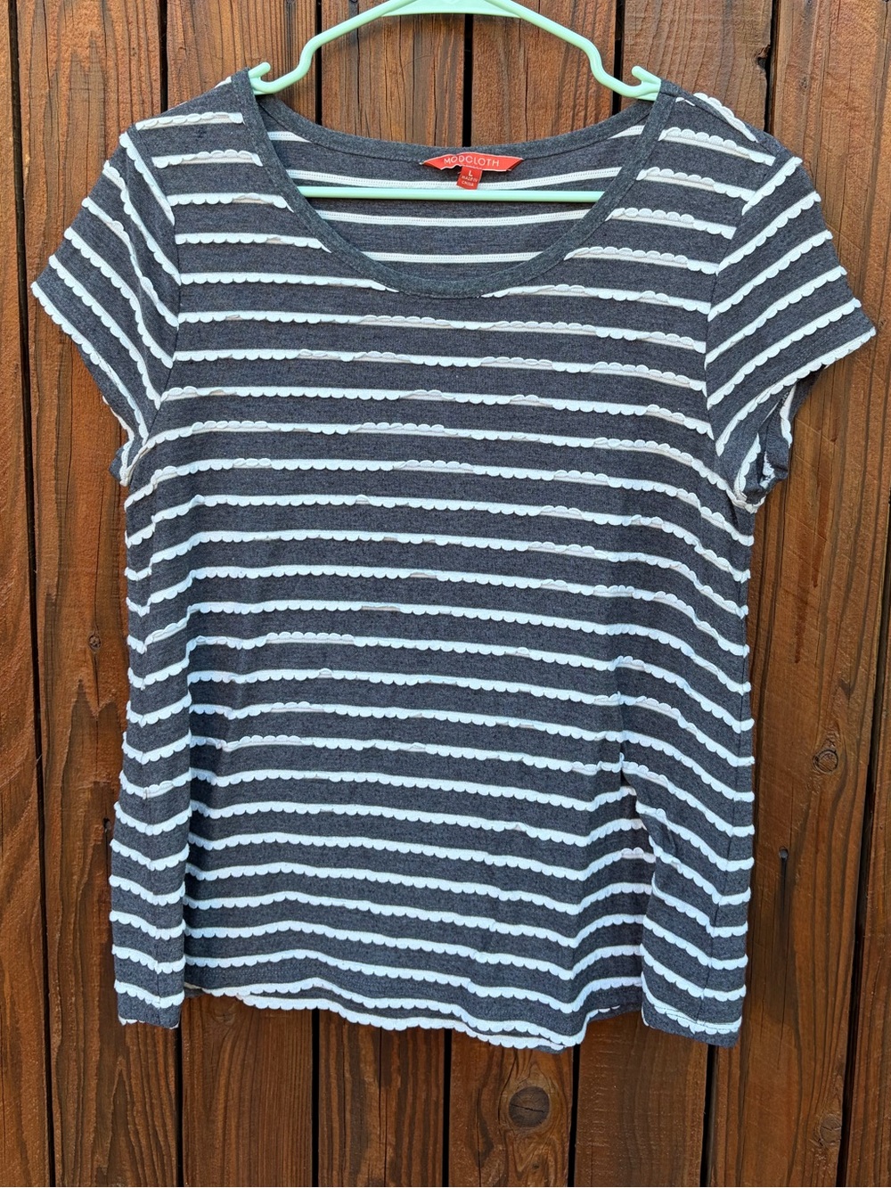 ModCloth Stripped Shirt L